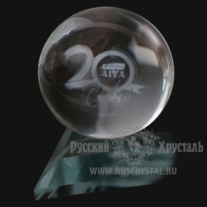 нанесение внутри массива хрусталя лазерным методом сферическая форма