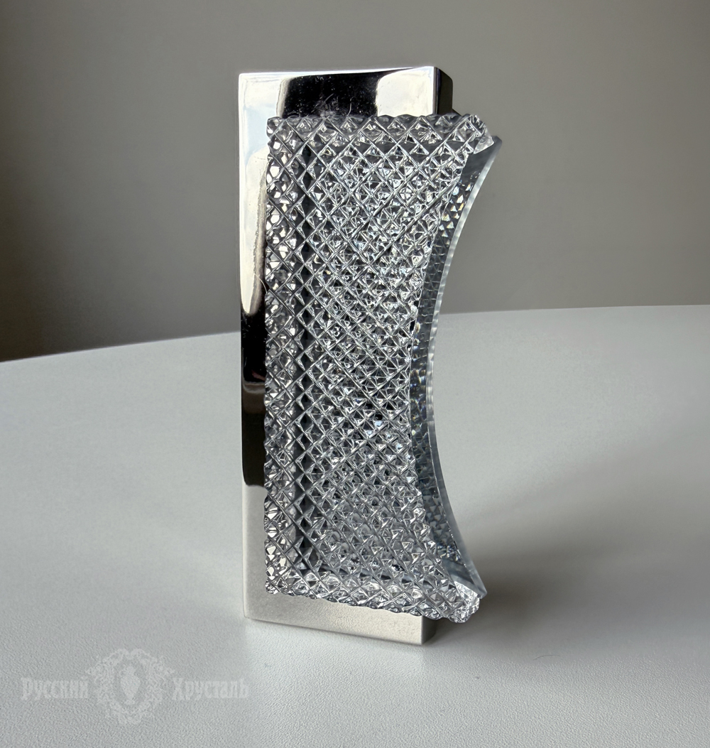 ручки дверные мебельные из латуни хромированой и хрусталя 