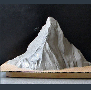 мастер модель  горы изготовлена по предоставленному фотоматериалу