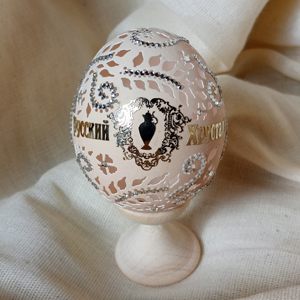 декоративное подарочное яйцо с логотипом  