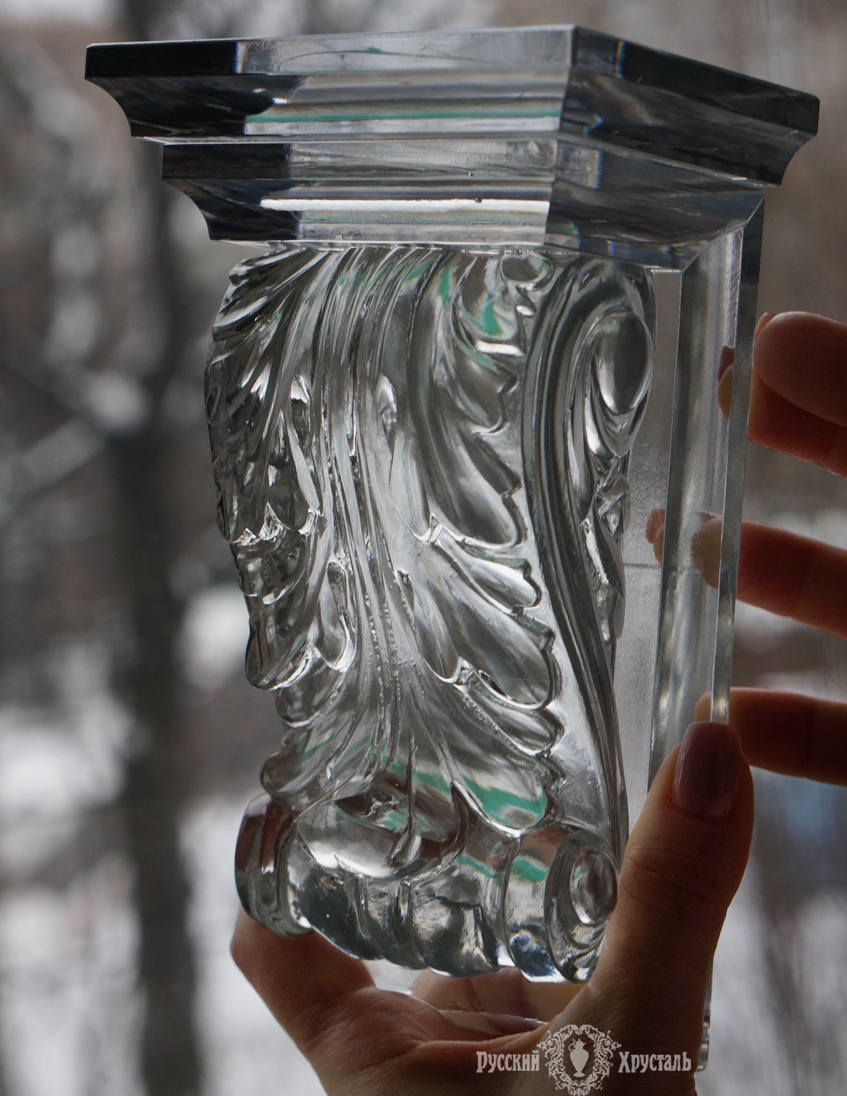 литье на заказ хрустальных декоров оформления интерьера 