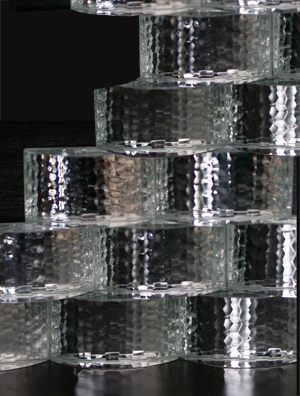 хрустальные элементы декора стен 